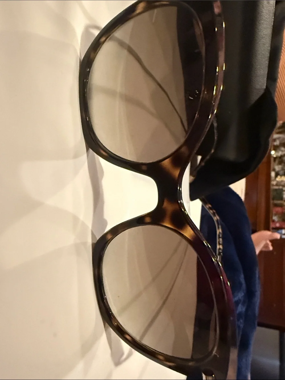 Calvin Klein Tortoiseshell Frame Sunglasses with Brown Lenses NWT